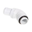 Bitspower Anschluss 45 Grad G1/4 Zoll AG auf 13mm ID - drehbar, wei&szlig; image number null