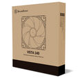 SilverStone VISTA Performance PWM Fan - 140 mm, Black image number null