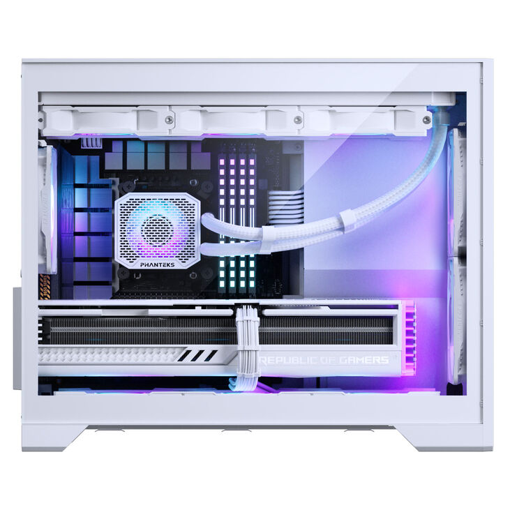 Phanteks XT M3 PC Case, Mini Case, mATX, RGB, Tempered Glass - including 3x 120mm Fans, White image number 8