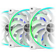 Alpenf&ouml;hn 140mm Wing Boost 3 ARGB PWM-L&uuml;fter, Triple - wei&szlig; image number null