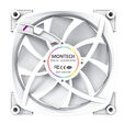 Montech AX120 PWM ARGB L&uuml;fter - 120mm, wei&szlig; image number null