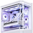 Jonsbo D400 PC-Geh&auml;use, Midi Tower, ATX, Tempered Glass - wei&szlig; image number null