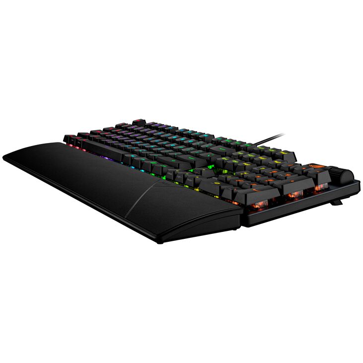 ASUS ROG Strix Scope II RX Gaming Keyboard, RGB - black, ROG RX Red Switches image number 4