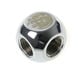 Bitspower Adapter T-Splitter 3x G1/4 inch female thread - shiny silver