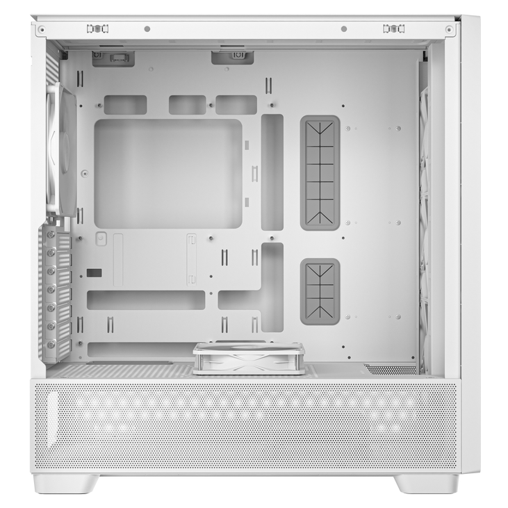 Antec Flux PC-Gehäuse, Full-Tower, E-ATX, Tempered Glass – weiß image number 9