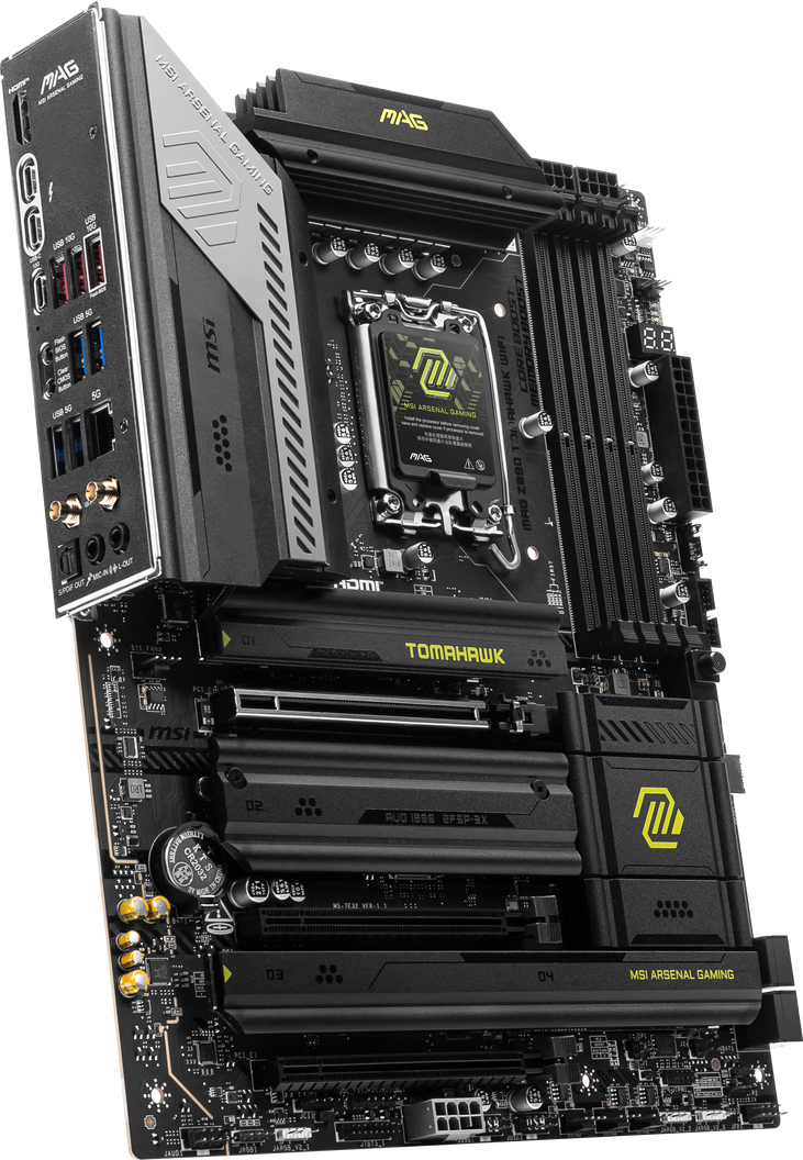 MSI MAG Z890 Tomahawk WiFi motherboard, socket LGA 1851, Intel Z890, ATX, DDR5 image number 1