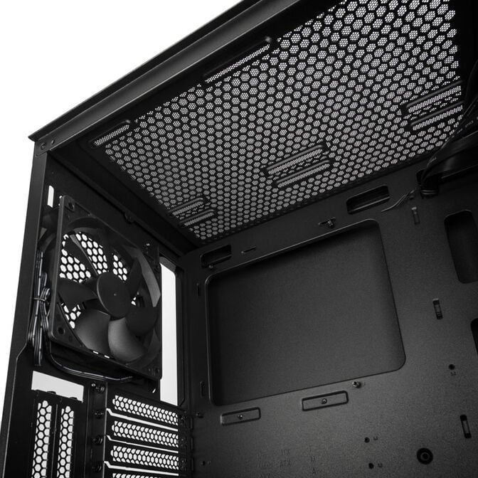 SilverStone Seta A1 Midi-Tower, Tempered Glass - schwarz/silber image number 9