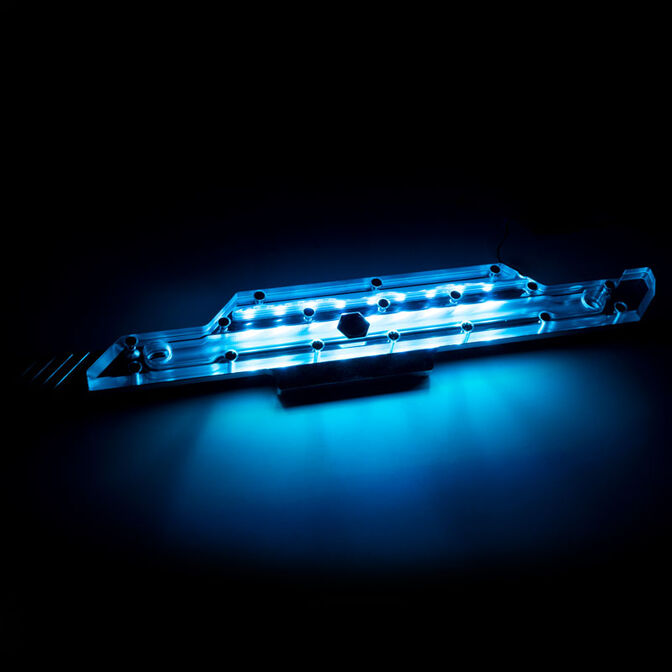 Bitspower Mosfet cooler for ASUS ROG Dominus Extreme DRGB Nickel - Acrylic image number 3