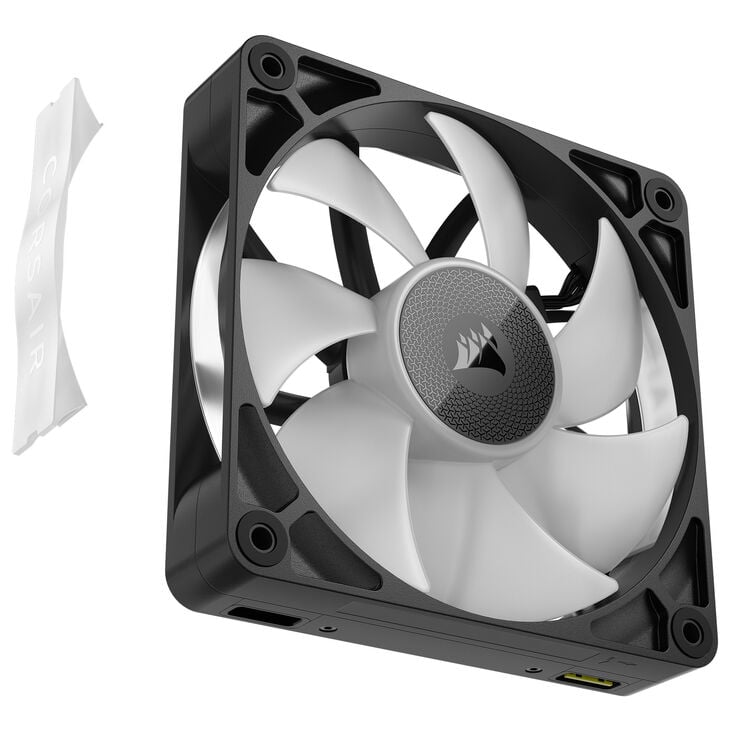 Corsair iCUE LINK RX120 RGB Series, PWM Lüfter 3er Pack - 120 mm, schwarz image number 8
