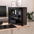 Corsair FRAME 5000D Wood RS PC-Geh&auml;use, Midi-Tower, E-ATX, Tempered Glass - inklusive 3x L&uuml;fter, schwarz, Holz image number null