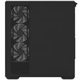 Aerocool P500B PC Case, Midi Tower, ATX, Tempered Glass, RGB - Black image number null