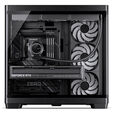 JONSBO TK‑4 Wood PC‑Geh&auml;use, Midi‑Tower, ATX, Tempered Glass - schwarz image number null