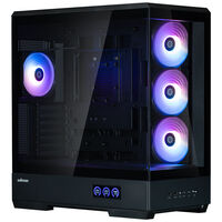 Zalman P50 DS PC-Gehäuse, Midi-Tower, ATX, RGB, Tempered Glass - schwarz