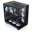 Thermaltake View 380 XL TG ARGB PC Case, Mid-Tower, ATX, ARGB, Tempered Glass - Black image number null