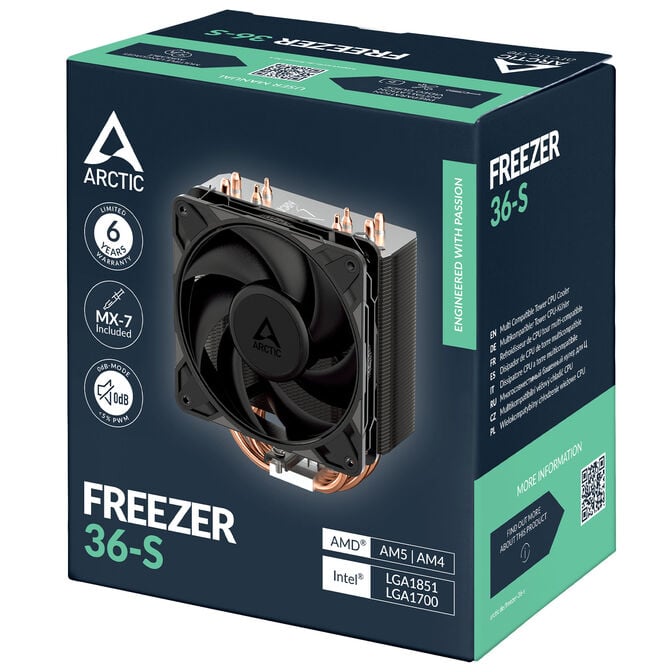 Arctic Freezer 36-S CPU-K&uuml;hler - schwarz/silber image number 6