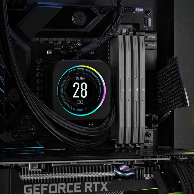 Corsair Vengeance DDR5-6000 RAM, CL38, EXPO/XMP - 32 GB Dual-Kit, grau image number 6