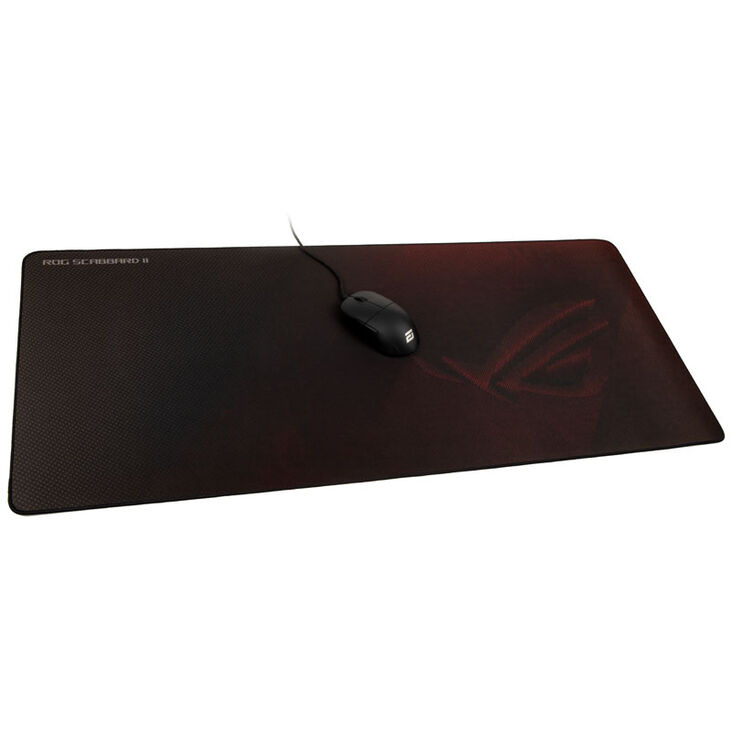 ASUS ROG Scabbard II Gaming Mouse Pad - black/red image number 2