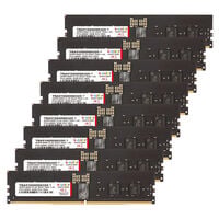 V-Color OC R-DIMM DDR5-6000 RAM, CL32, EXPO - 128 GB Octa-Kit, black