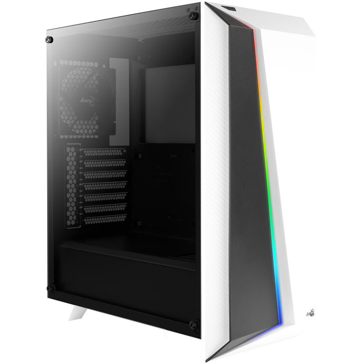 Aerocool Cylon Pro Tempered Glass Mid Tower - White image number 8