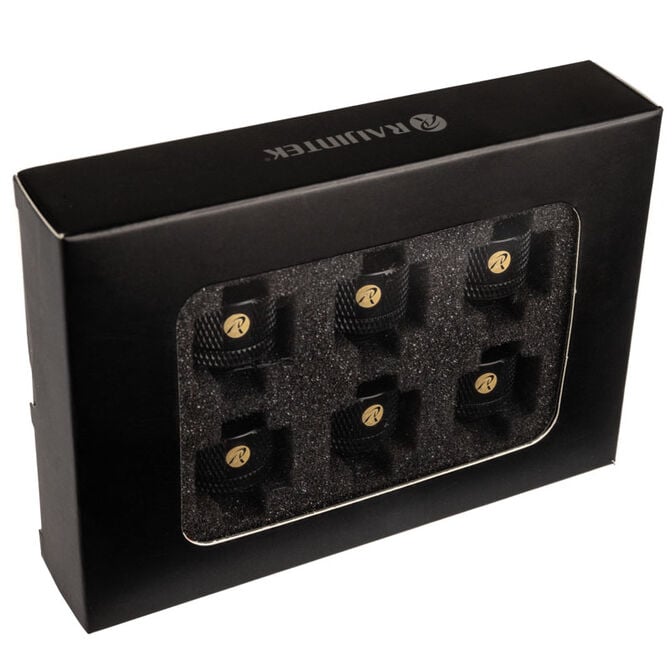 Raijintek Pelias D141806, 14mm - 6er-Pack, schwarz image number 3