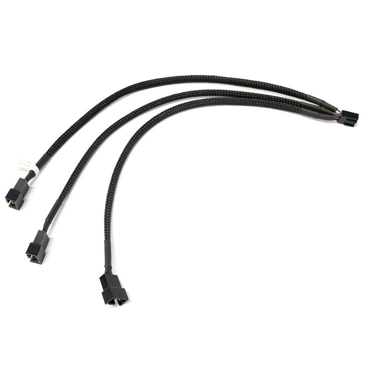 Watercool Y-Splitter 3-Fan PWM, schwarz - 30cm image number 0