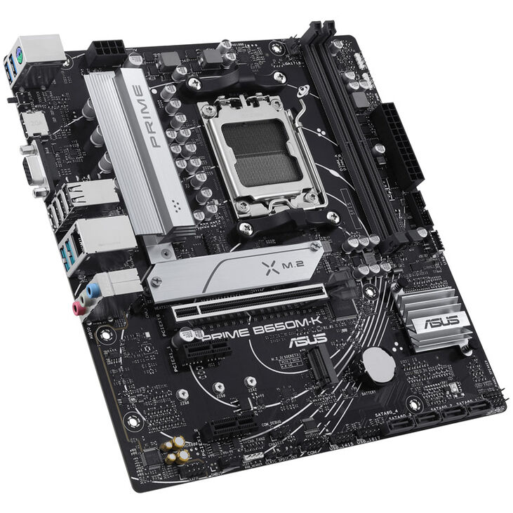 ASUS Prime B650M-K, AMD B650 Mainboard, Sockel AM5, DDR5 image number 1