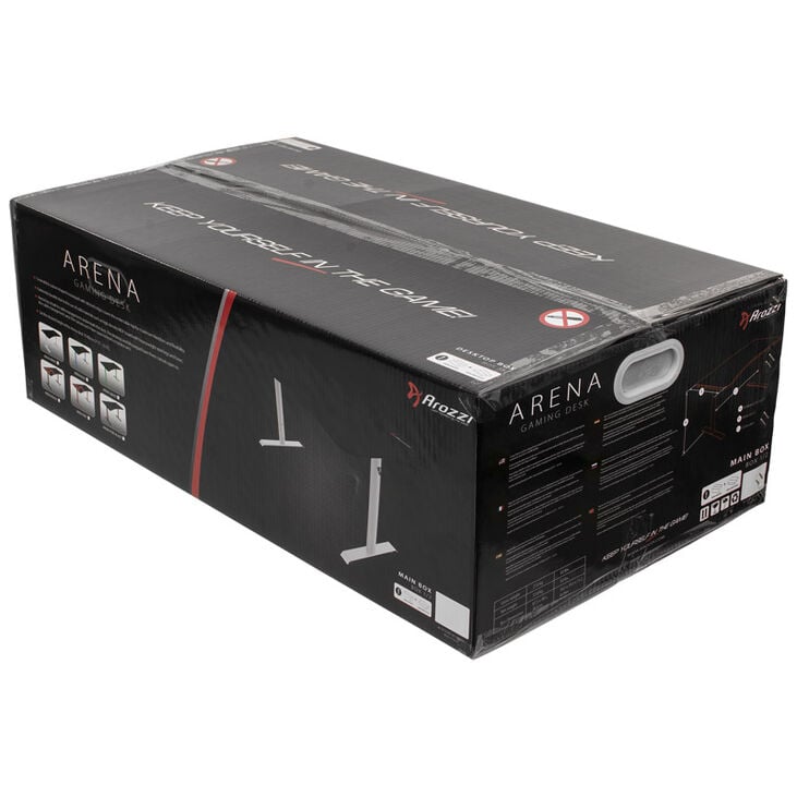 Arozzi Arena Gaming Desk - red image number 3