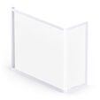 Jonsbo TK-4 Case, Midi Tower, ATX, Tempered Glass - White image number null