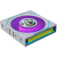 Lian Li UNI FAN SL-INF LCD FLEX Wireless Fan, ARGB and LCD - Reverse Blade, 120mm, white
