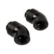 Corsair Hydro X Series Adapter 45 Grad G1/4 Zoll AG auf G1/4 Zoll IG - 2er Pack, drehbar, schwarz image number null