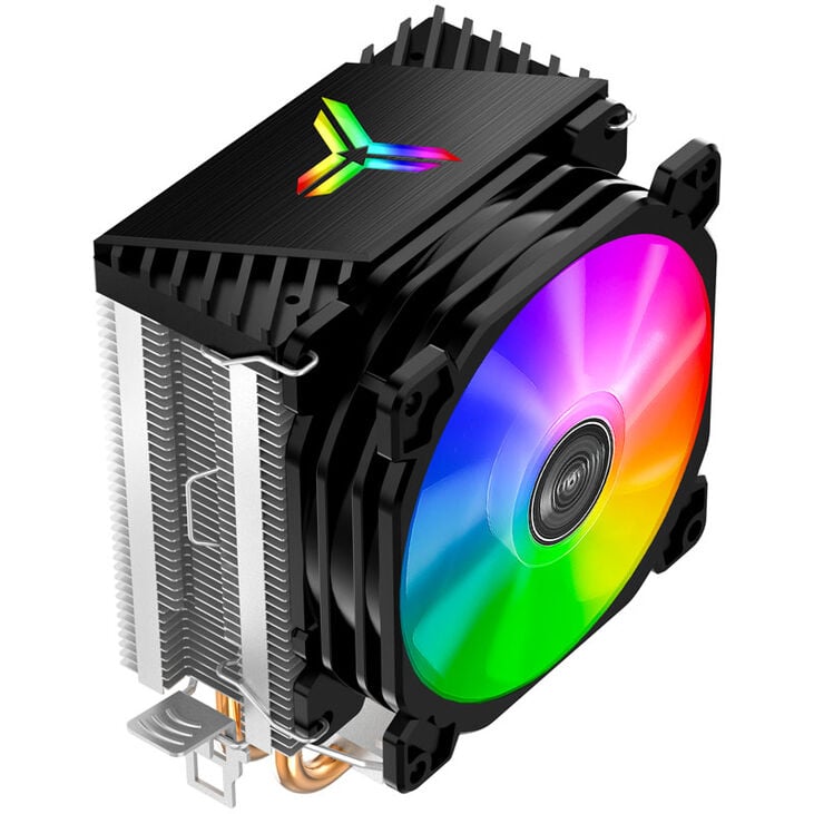 Jonsbo CR-1200 CPU cooler, RGB - 92mm, black image number 2