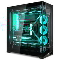 Gaming PC Crystal Phantom, AMD Ryzen 9 9800X3D, NVIDIA GeForce RTX 5090 - Custom Wasserkühlung