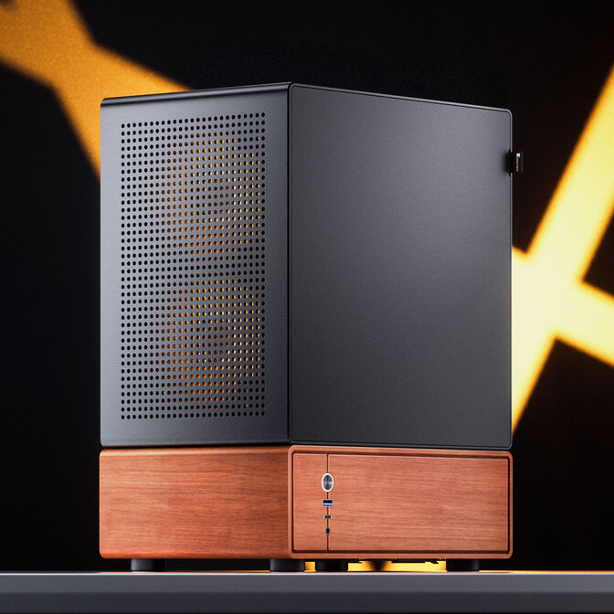 Jonsbo T7 PC-Geh&auml;use, Midi-Tower, mATX, Tempered Glass - schwarz image number 15
