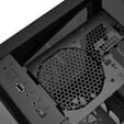 SilverStone SST-LD03B-AF Lucid Mini-ITX Case, Tempered Glass - black image number null