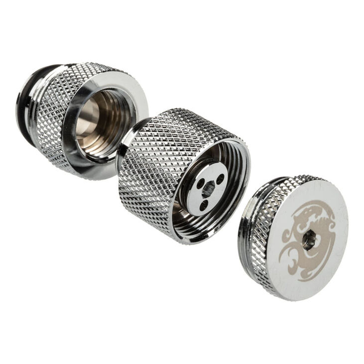 Bitspower water outlet G1/4 inch female thread - silver image number 1