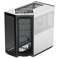 APNX V1 PC Case, Midi-Tower, ATX, Tempered Glass – Black / White