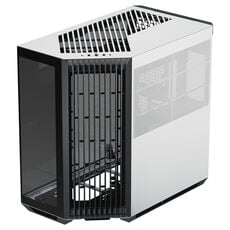 APNX V1 PC-Gehäuse, Midi-Tower, ATX, Tempered Glass - schwarz / weiß