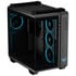 ASUS TUF Gaming GT502 Horizon PC Case, Mid Tower, ATX, Tempered Glass - Black image number null