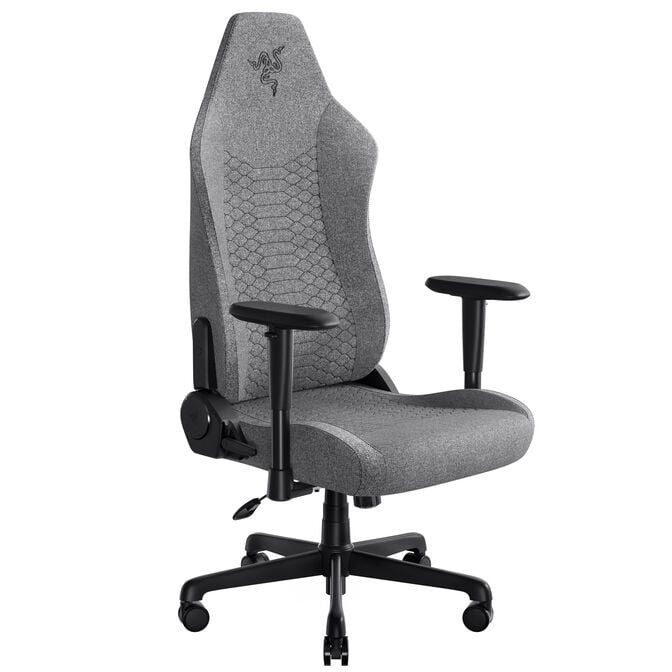 Razer Iskur V2 X Gaming Chair, integrated lumbar support, fabric cover, 2D armrests - black image number 0