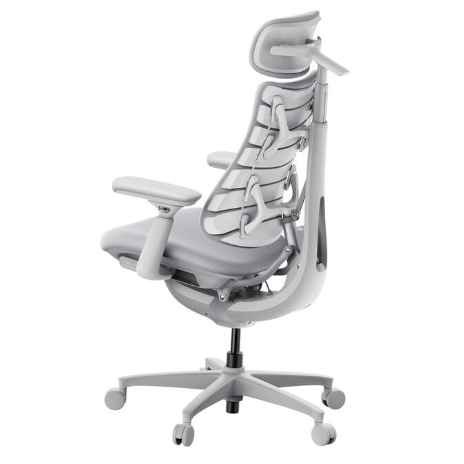 LiberNovo Omni Ergonomischer Stuhl, aktive R&uuml;ckenlehne, Massage - grau image number 2