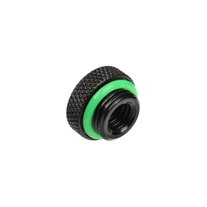 Bitspower G1/4 Inch AG Stop Fitting - II, black matte image number 1