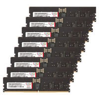 V-Color R-DIMM DDR5-5600 RAM, CL46, JEDEC - 128 GB Octa-Kit, black