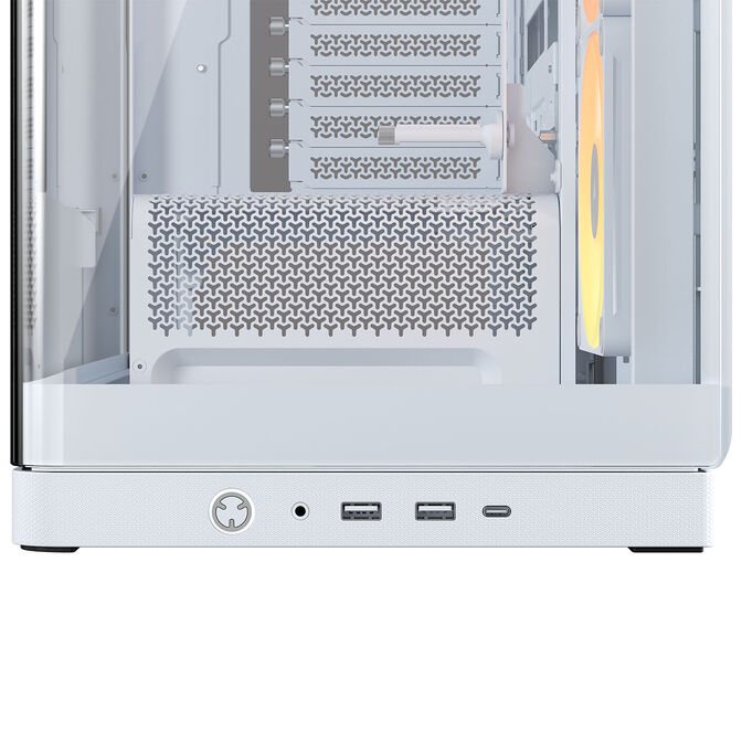 Corsair FRAME 4500X LX-R RGB PC Case, Mid Tower, E-ATX, Tempered Glass - White image number 11