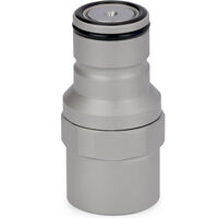 Thermal Grizzly DeltaMate Quick Disconnect Male - F, Matte Nickel