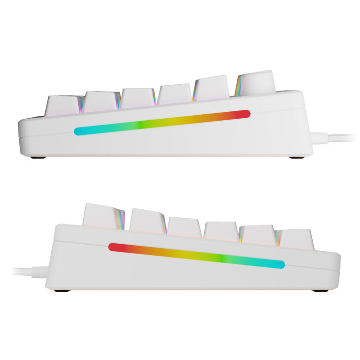 Glorious GMMK 3 75% Custom Gaming Keyboard - Pre-Built, ANSI (US), Fox Switches, White image number 2