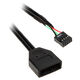 SilverStone Adapter internal USB 3.0 to internal USB 2.0 - 10cm