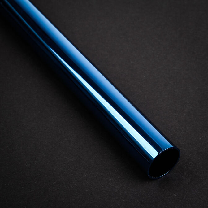 Bitspower None Chamfer Brass Hard Tubing 16mm AD, 500mm - blau image number 1