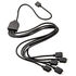 Cooler Master Addressable RGB Splitter Cable, 1 to 5 - black image number null