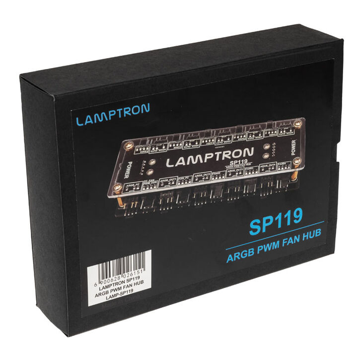 Lamptron SP119 20x ARGB und PWM Hub image number 4