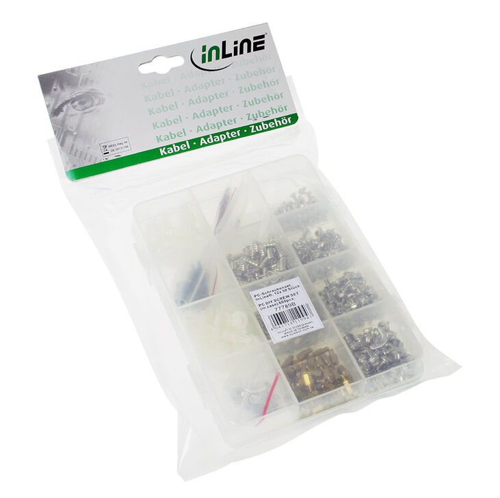 InLine PC screw set, 550 pieces image number 2